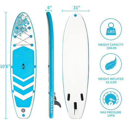 18LBS Inflatable Touring Sup Board Adventure Stand Up Paddle Board