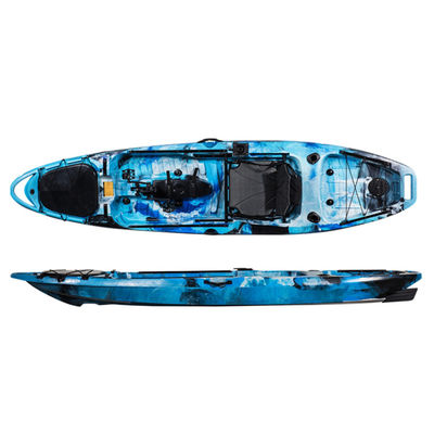 Plastic Pedal Sit On Top Fishing Kayak 140kg Capacity